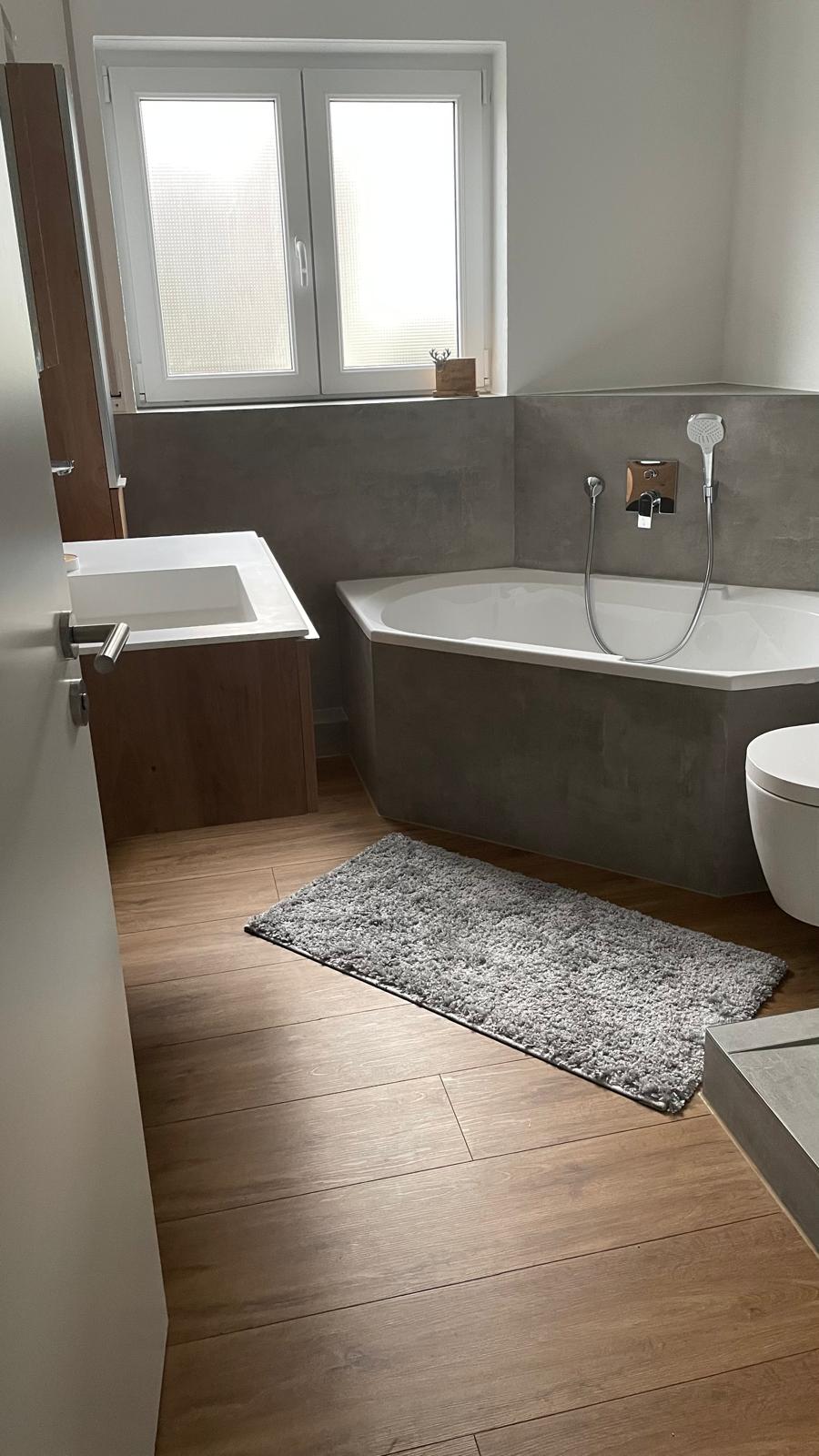 Fertiges Badezimmer