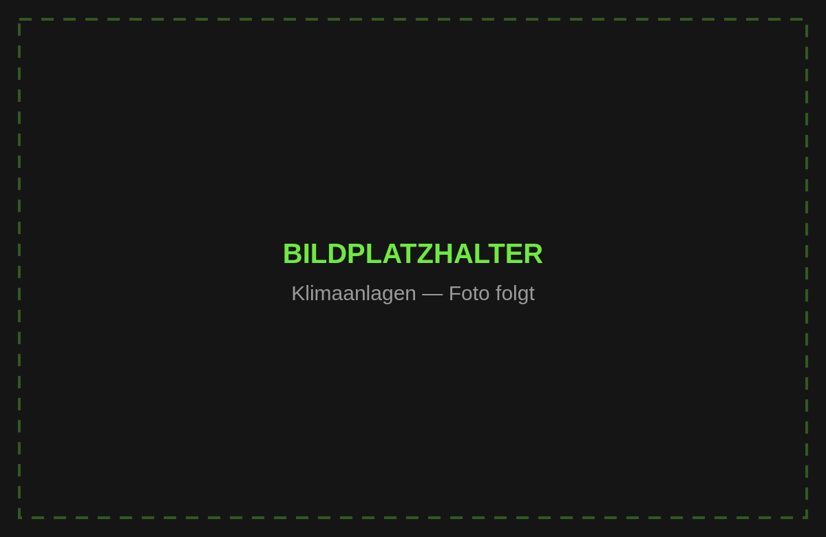 Bildplatzhalter Klimaanlagen